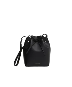 Mini Bucket Bag in Black/flamma