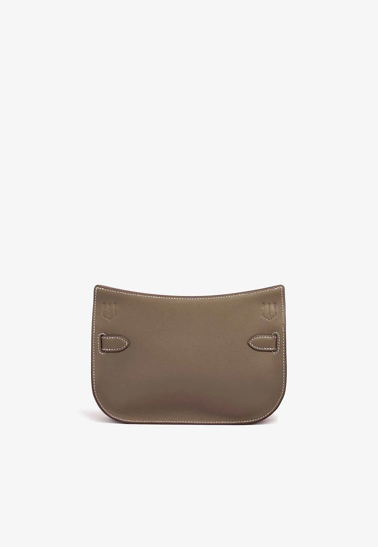 Mini Jypsiere in Etoupe Swift Leather with Gold Hardware