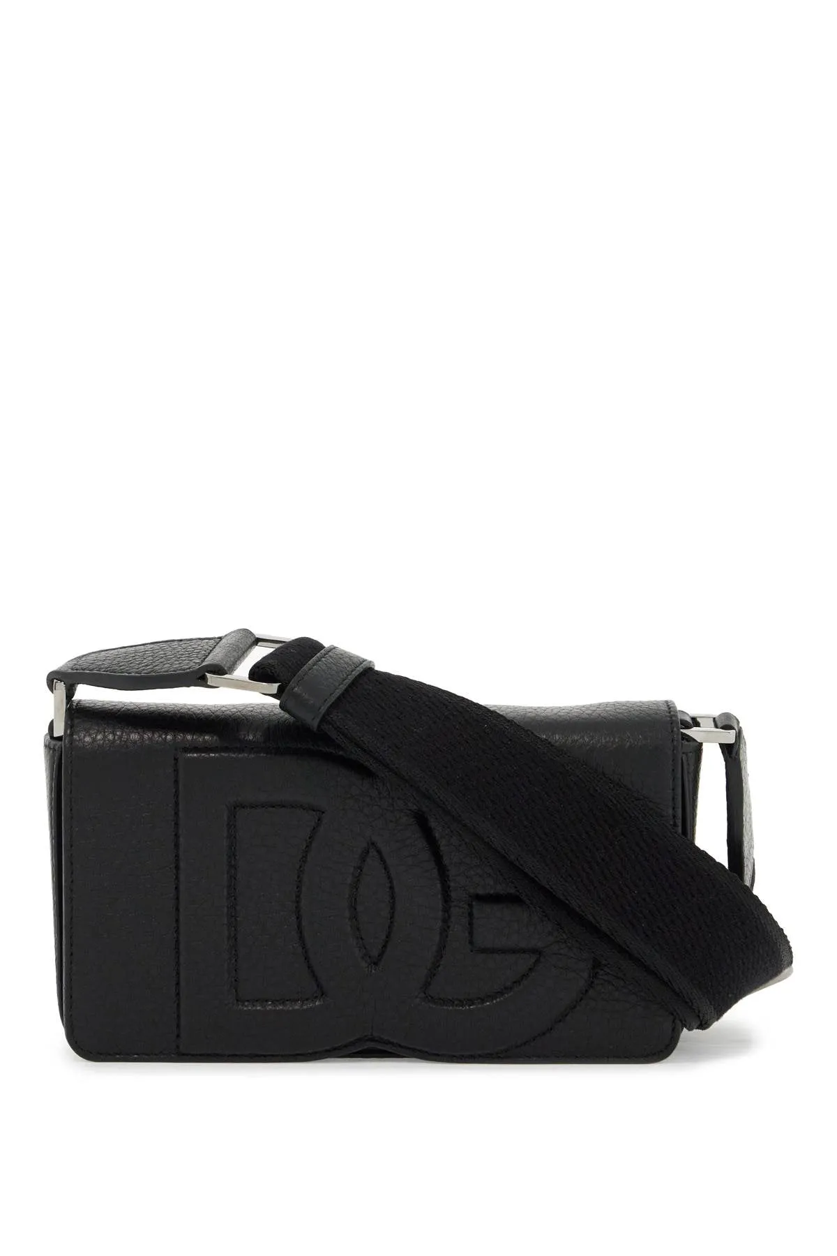 mini leather crossbody bag with shoulder strap.