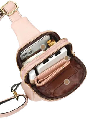 Mini Leather Crossbody Strap Bag