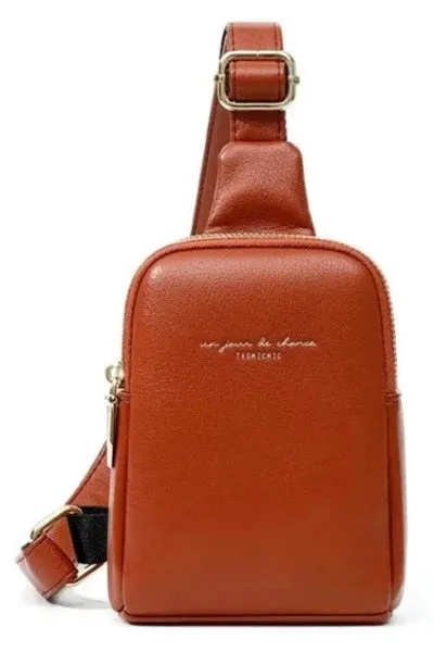Mini Leather Crossbody Strap Bag