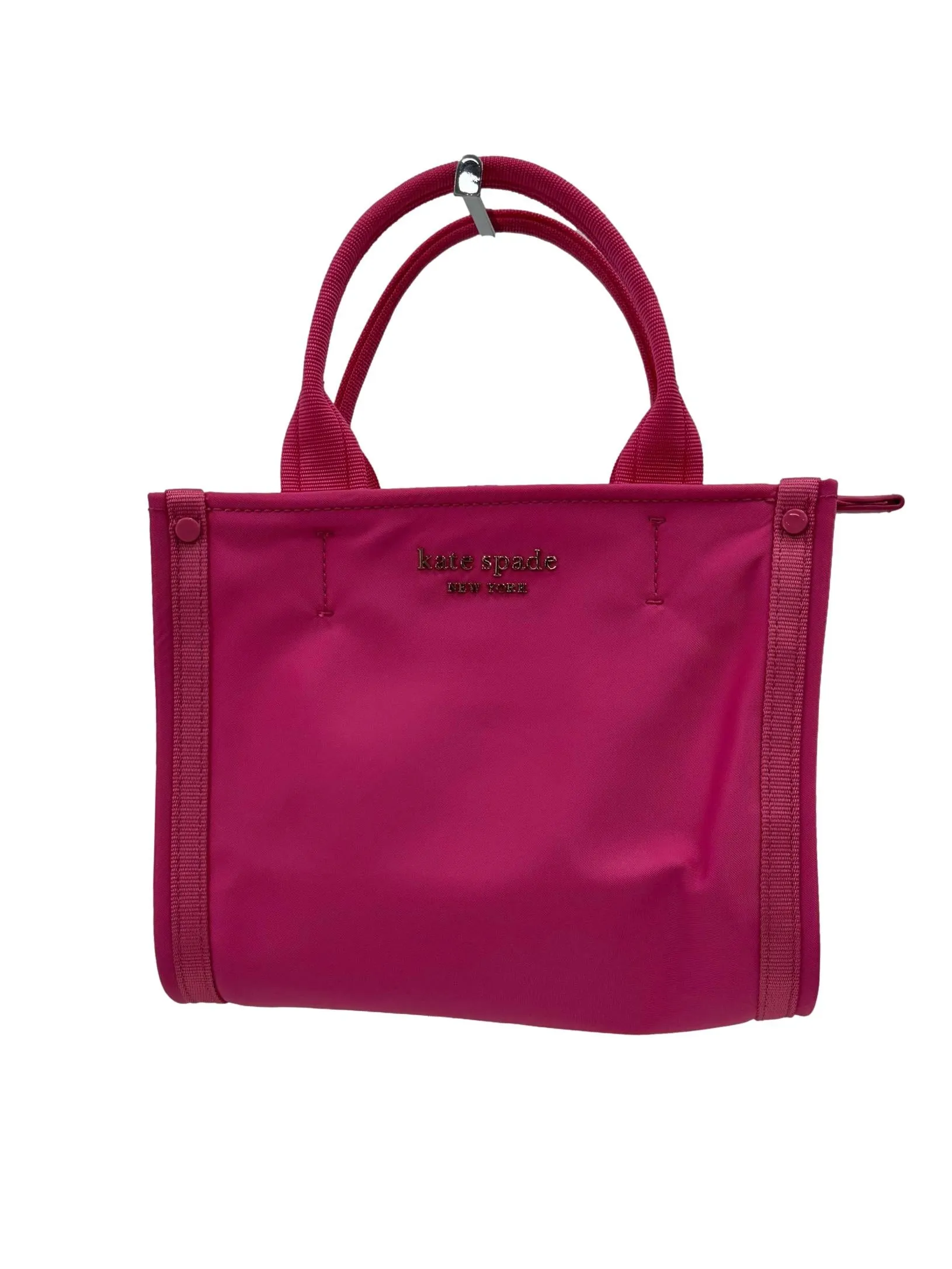 Mini Nylon Tote Bag In Pink