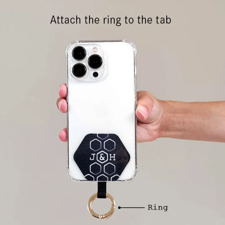 Mobile Phone Adaptor Set, Tan Strap