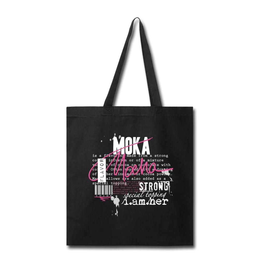 Mocha Canvas Tote Bag