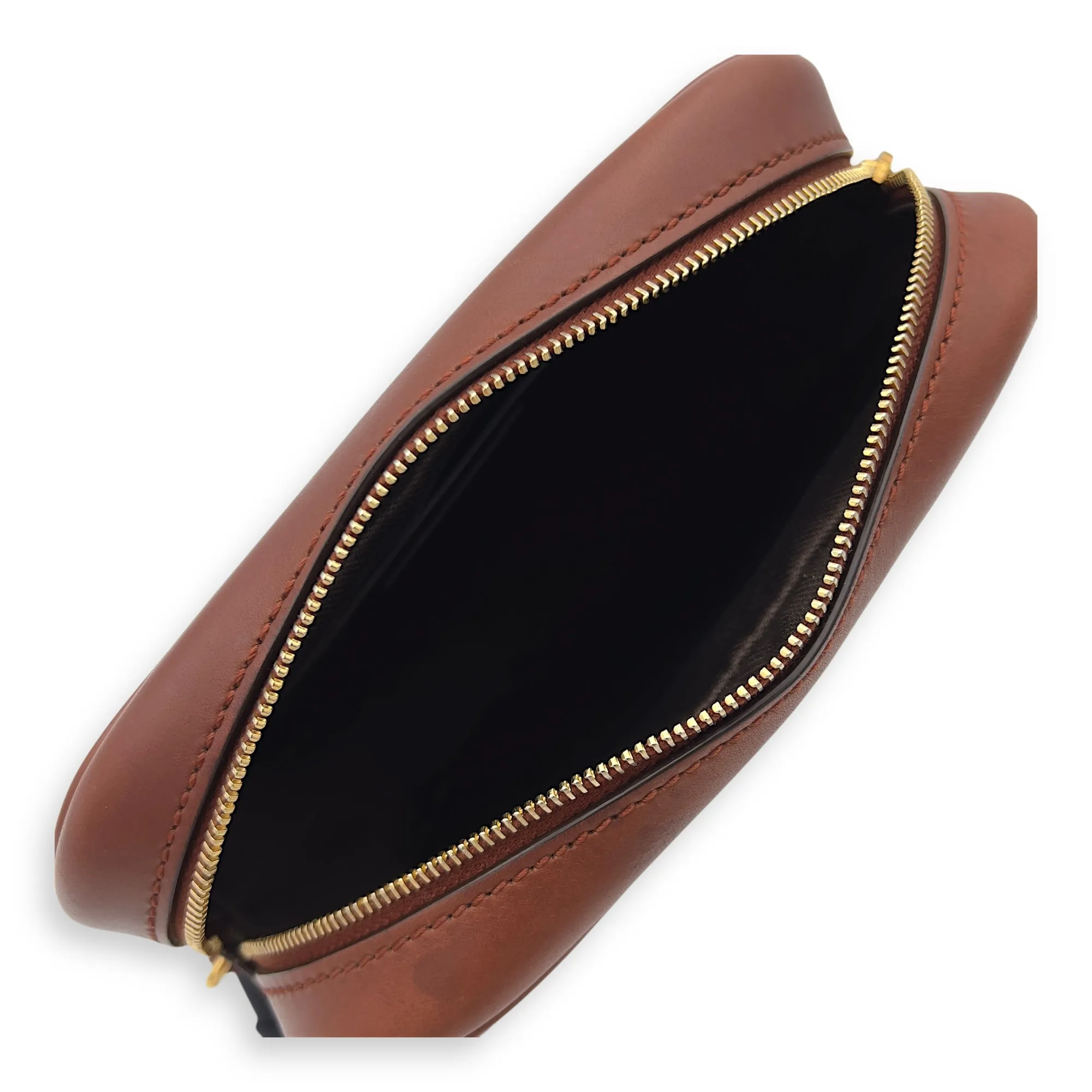 Mongramme Heart Crossbody Bag Black in Coated Canvas, Gold hardware