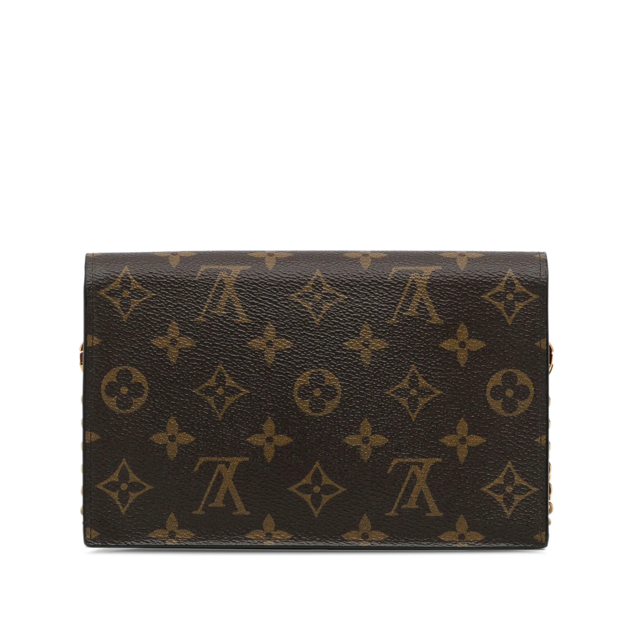 Monogram Flore Wallet On Chain