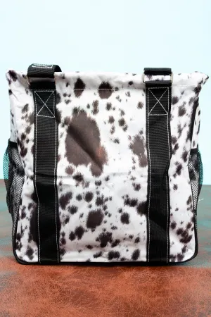 Moo York Minute Mini Collapsible Haul-It-All Basket with Mesh Pockets