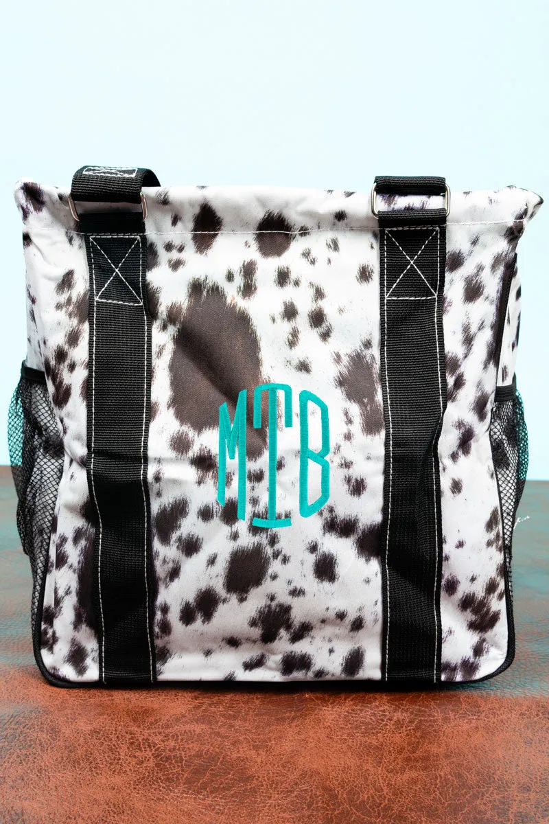 Moo York Minute Mini Collapsible Haul-It-All Basket with Mesh Pockets