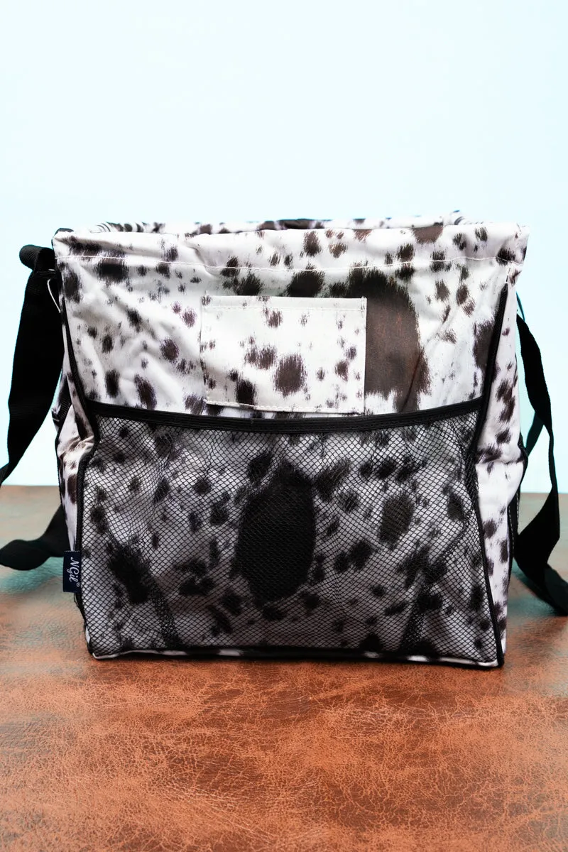 Moo York Minute Mini Collapsible Haul-It-All Basket with Mesh Pockets