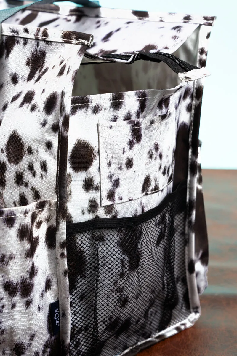 Moo York Minute with Black Trim Large Organizer Tote