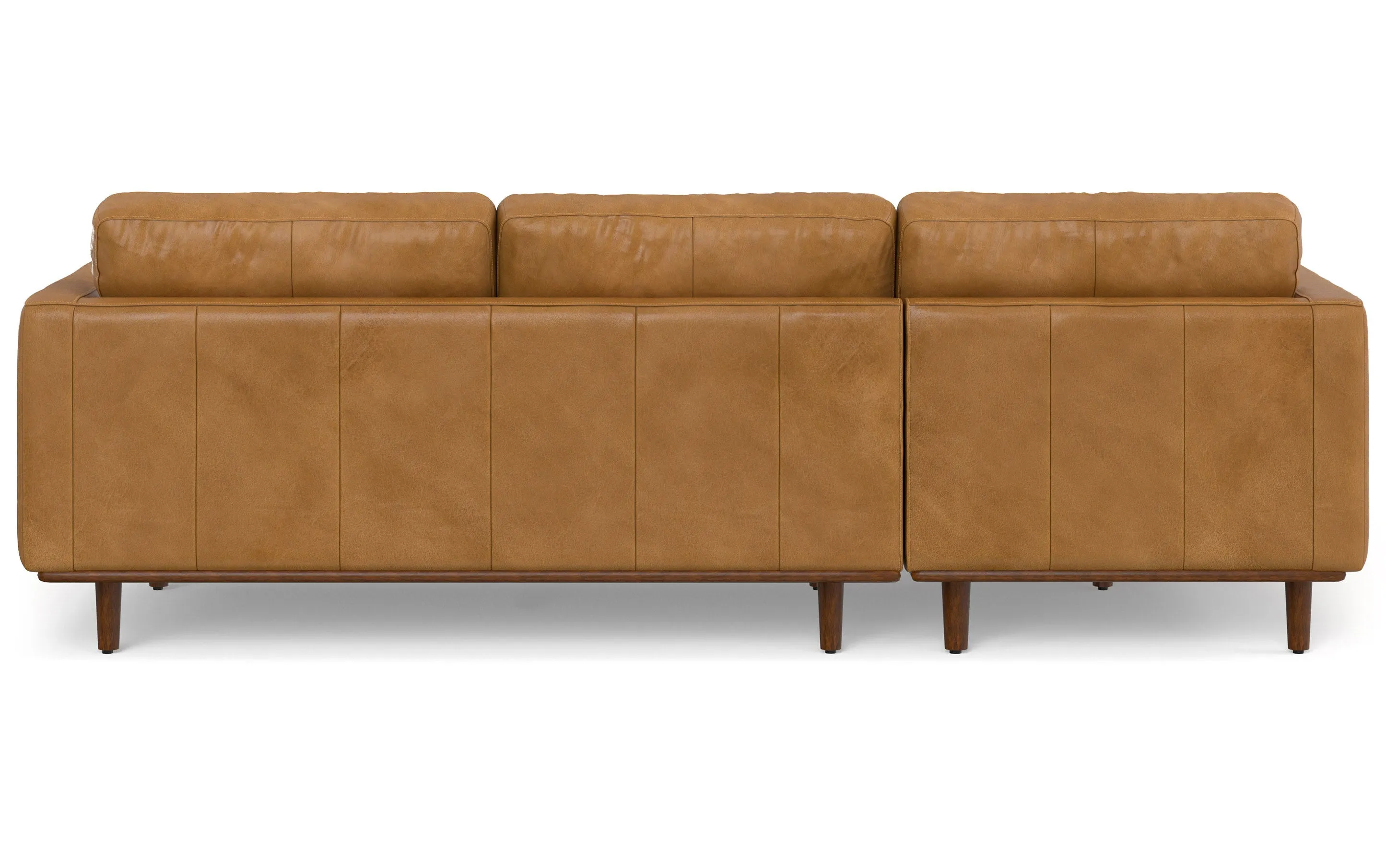 Morrison Left Sectional in Genuine Leather