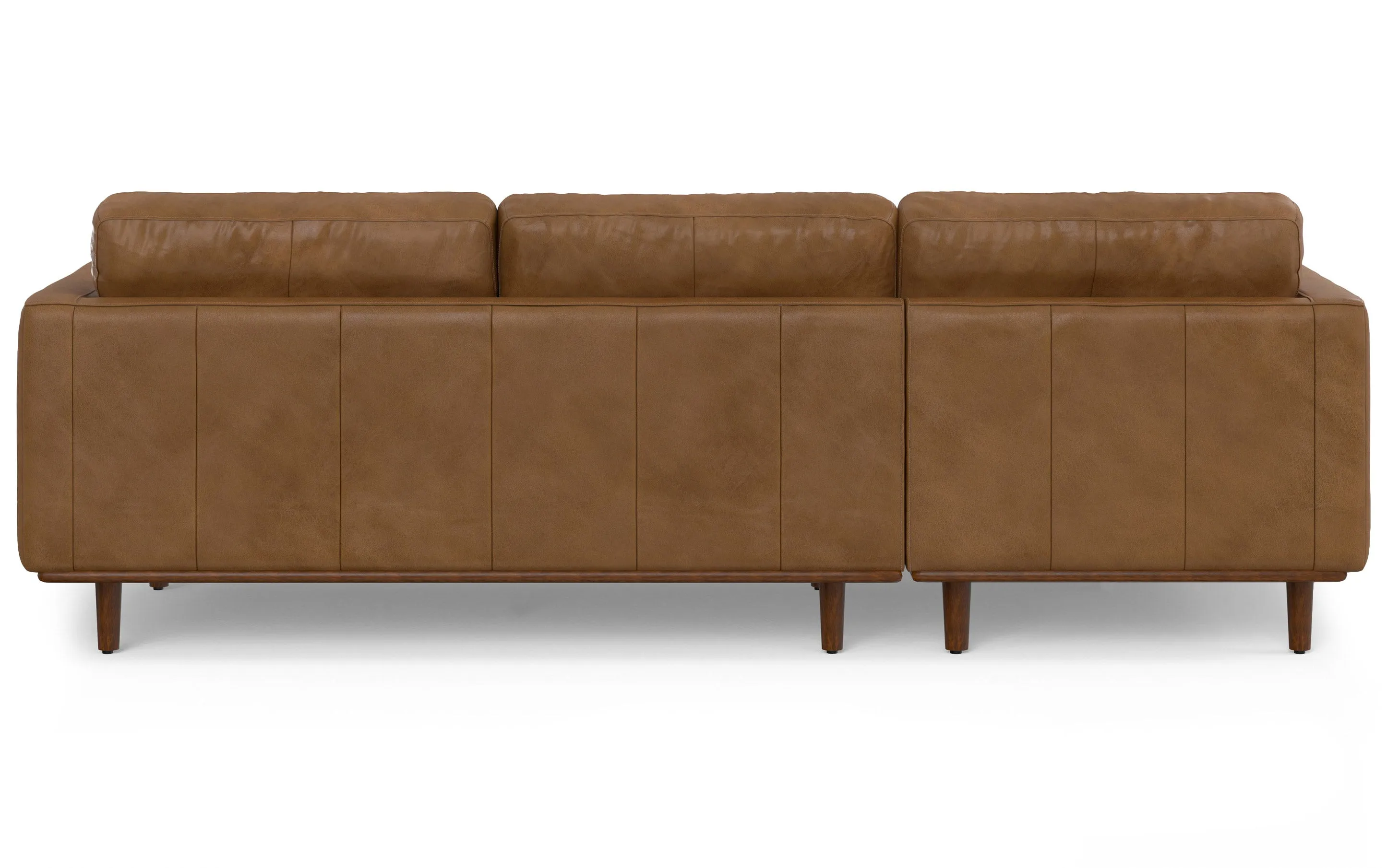Morrison Left Sectional in Genuine Leather