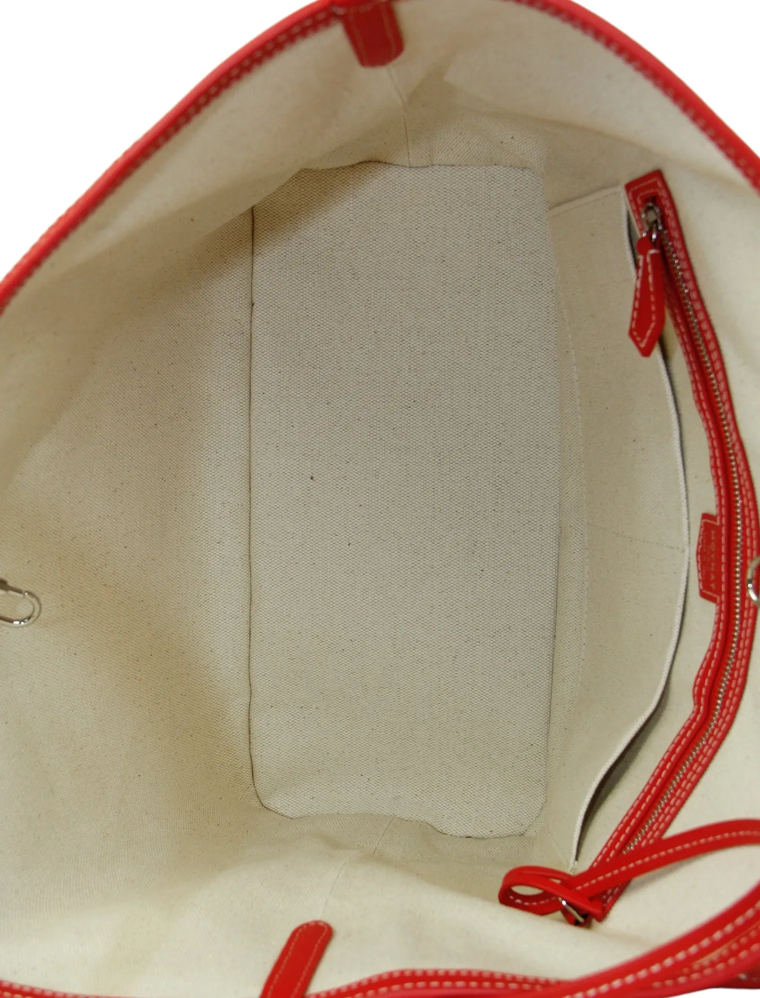 Moynat Red M MM Tote Bag