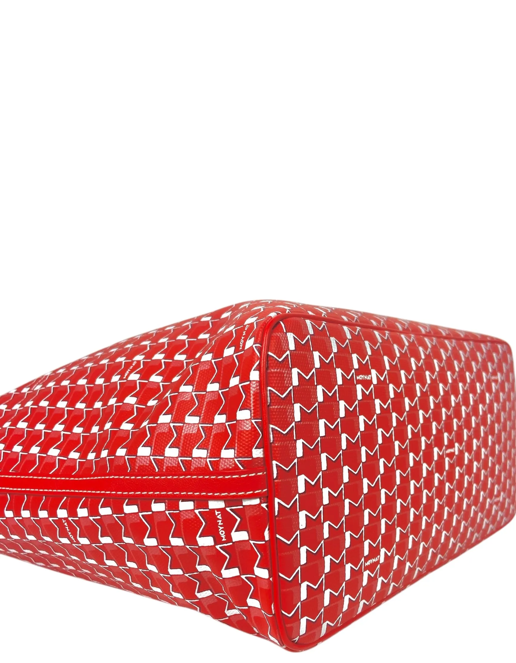 Moynat Red M MM Tote Bag