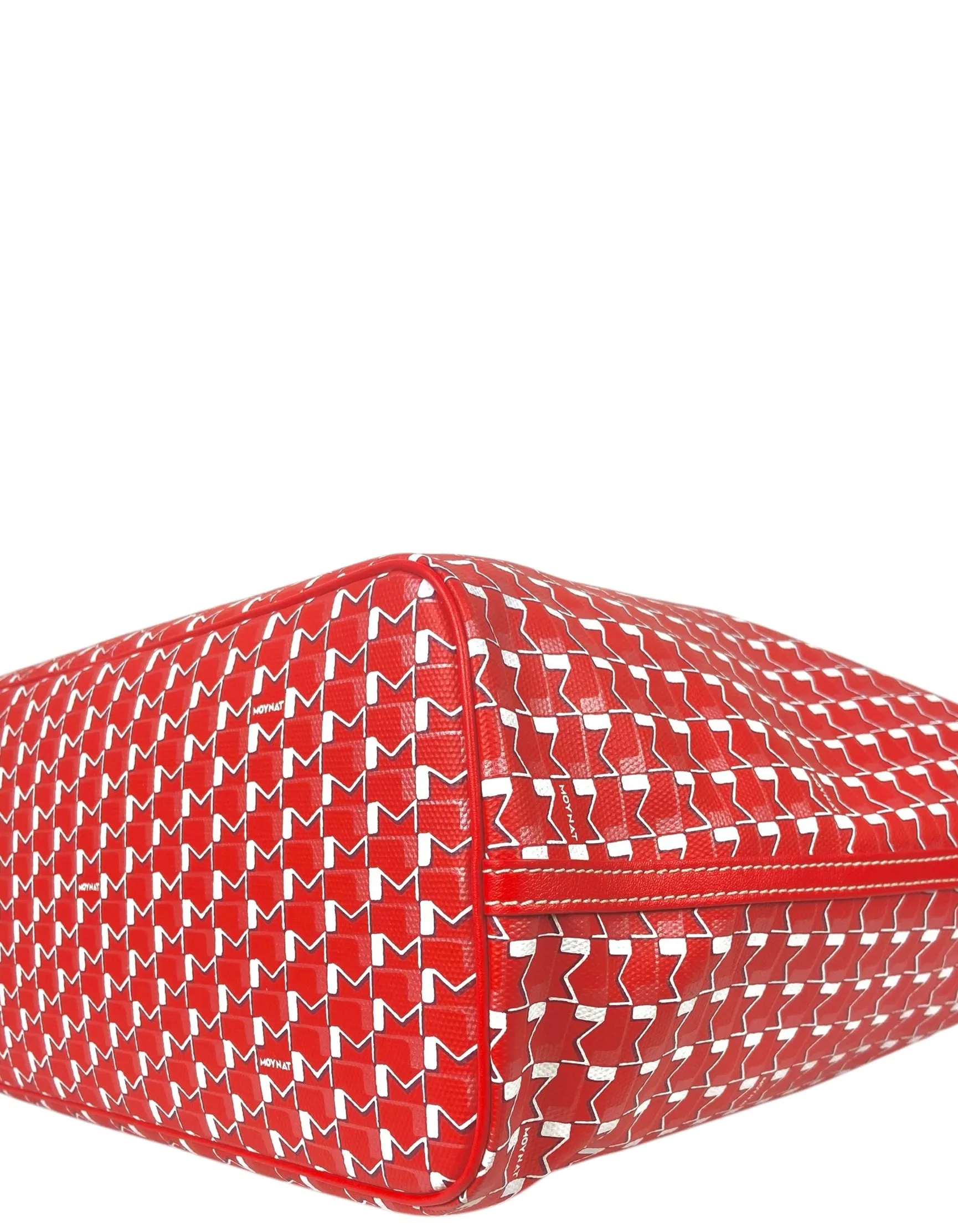 Moynat Red M MM Tote Bag