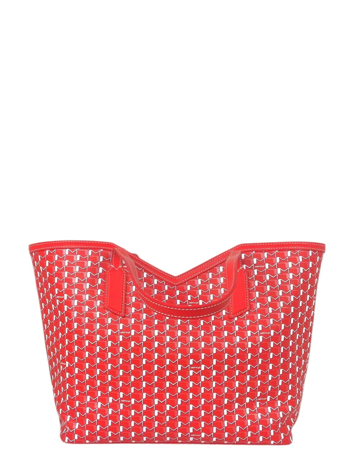 Moynat Red M MM Tote Bag