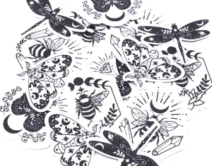 Mystical Insects sticker pack | 5pk