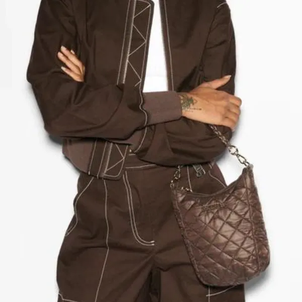 MZ Wallace Crosby Go Bag in Walnut