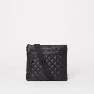 MZ Wallace Metro Flat Crossbody in Black