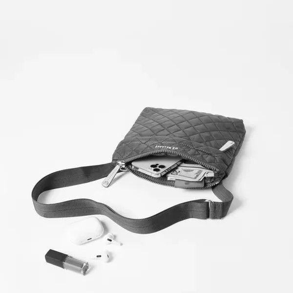 MZ Wallace Metro Flat Crossbody in Walnut