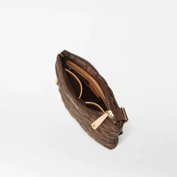 MZ Wallace Metro Flat Crossbody in Walnut