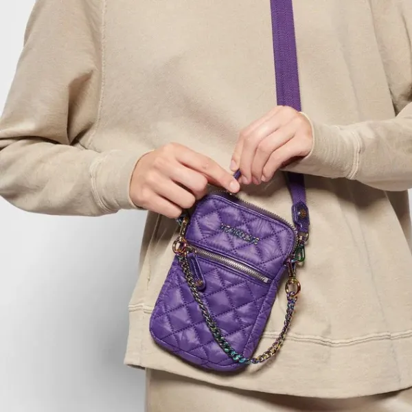 MZ Wallace Micro Crosby in Amethyst