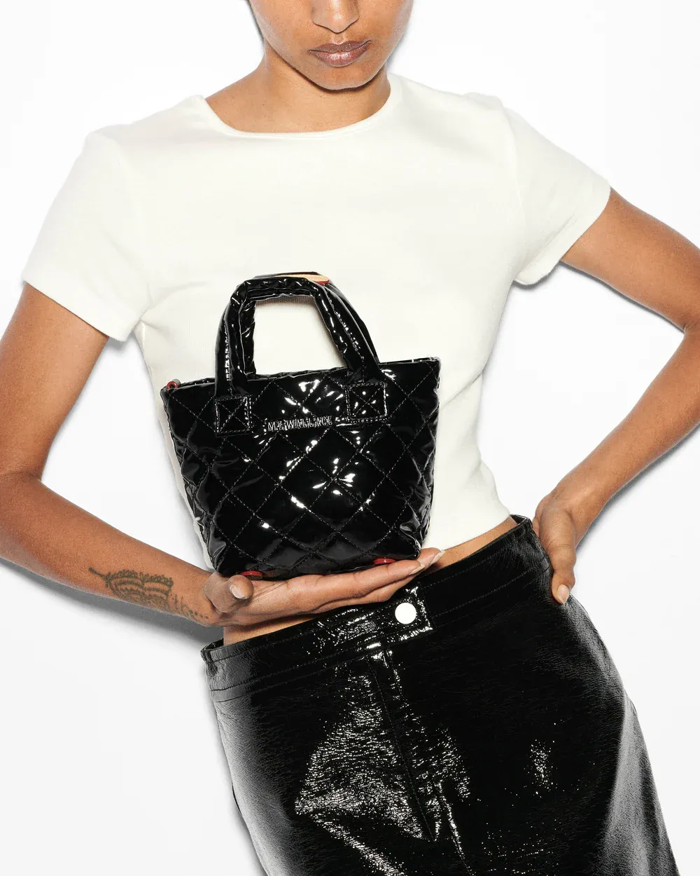 MZ WALLACE PETITE MTD BLACK LACQUER