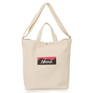 NANGA LOGO CANVAS TOTE 2WAY BAG