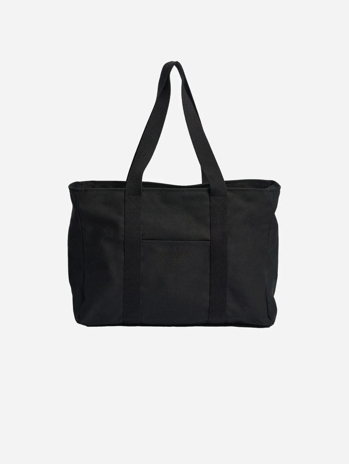 Natural Cotton Canvas Yoga Tote | Sand & Pink