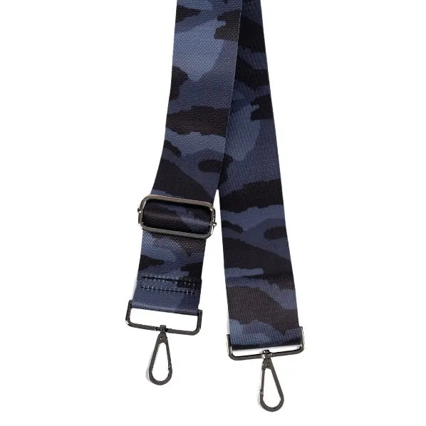 NAVY CAMO HANDBAG STRAP