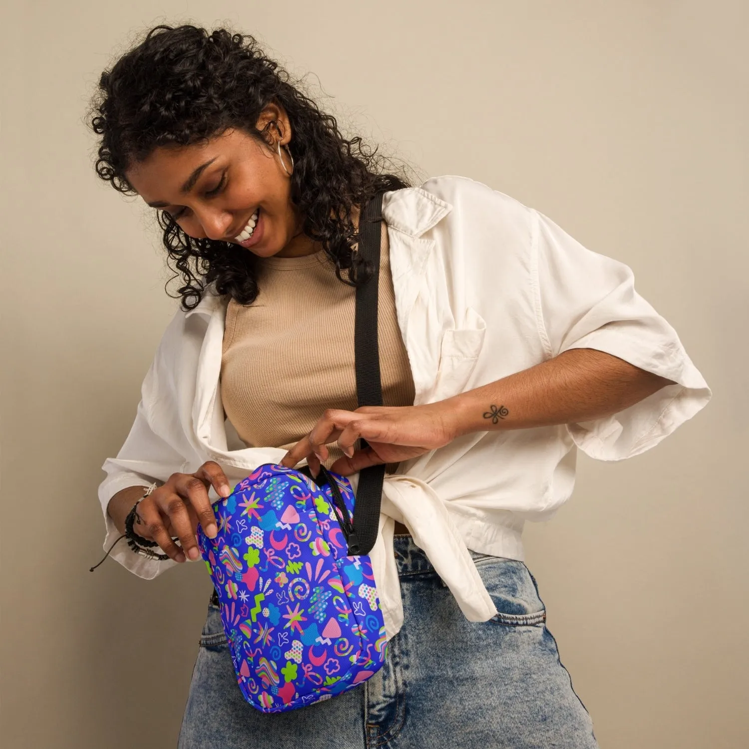 Neon Carnival Mini Crossbody Bag