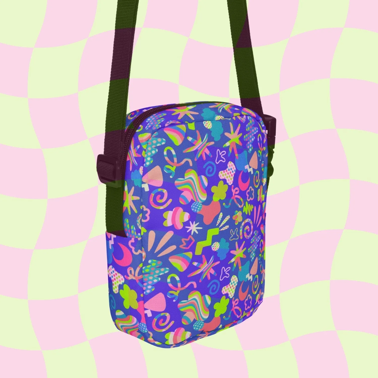 Neon Carnival Mini Crossbody Bag