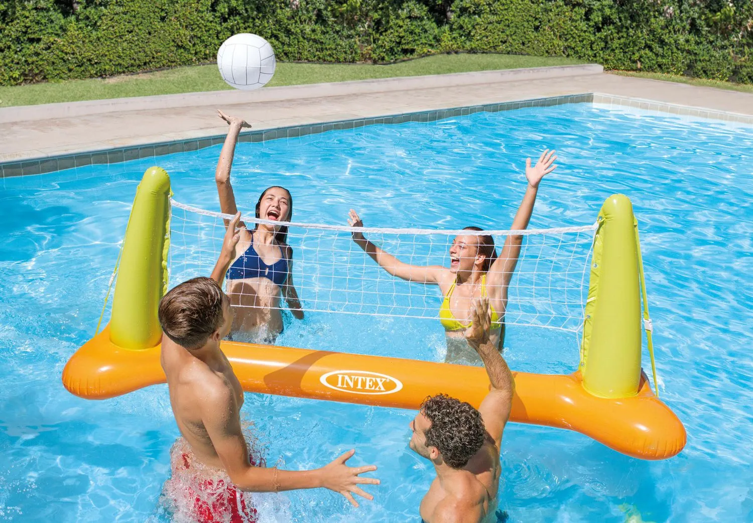 New in sealed box! Intex Pool Volleyball Game, Includes inflatable volleyball! Ages 6 