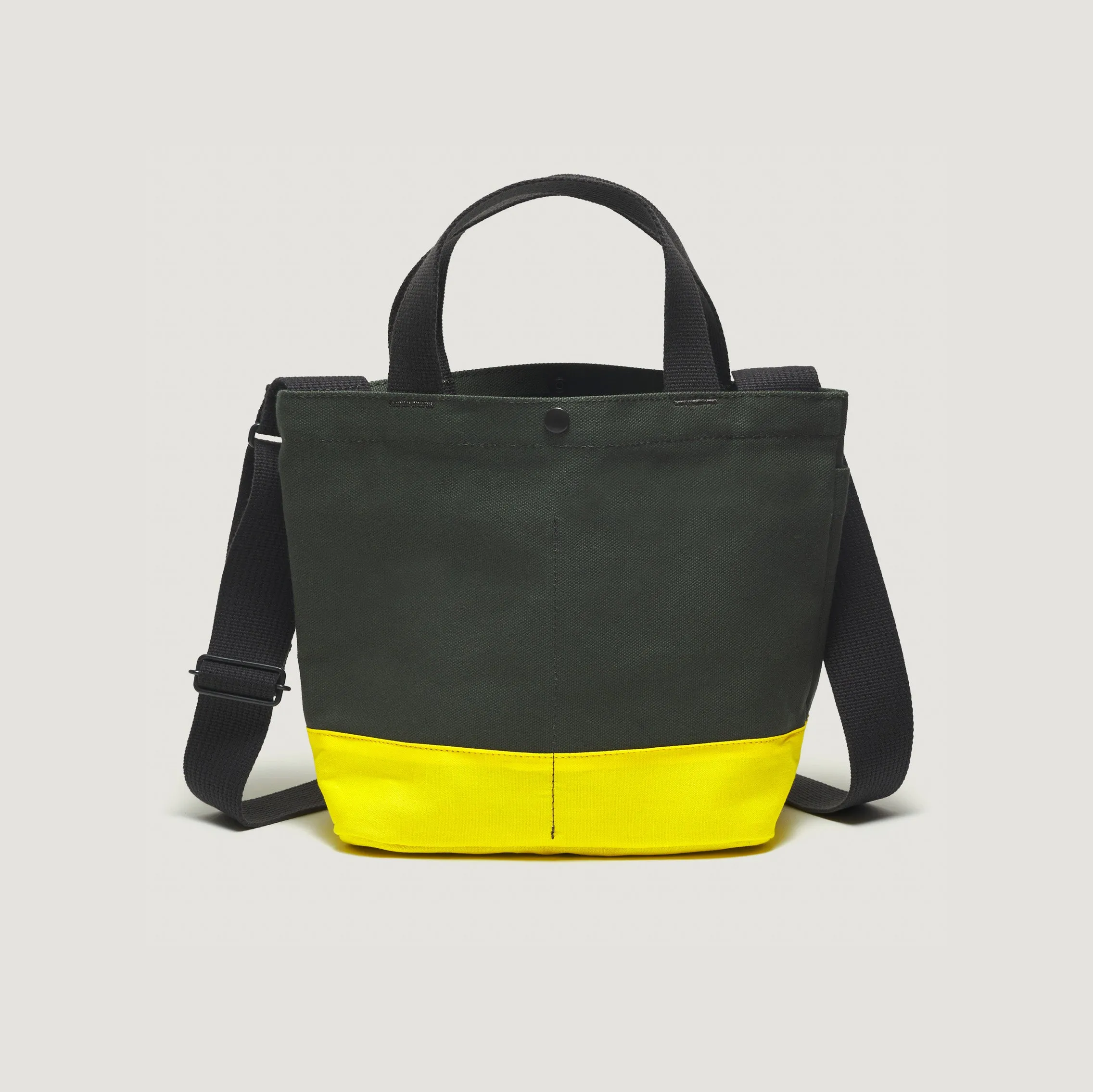 New York Tote Small, Special Edition: Forest Green/Yellow