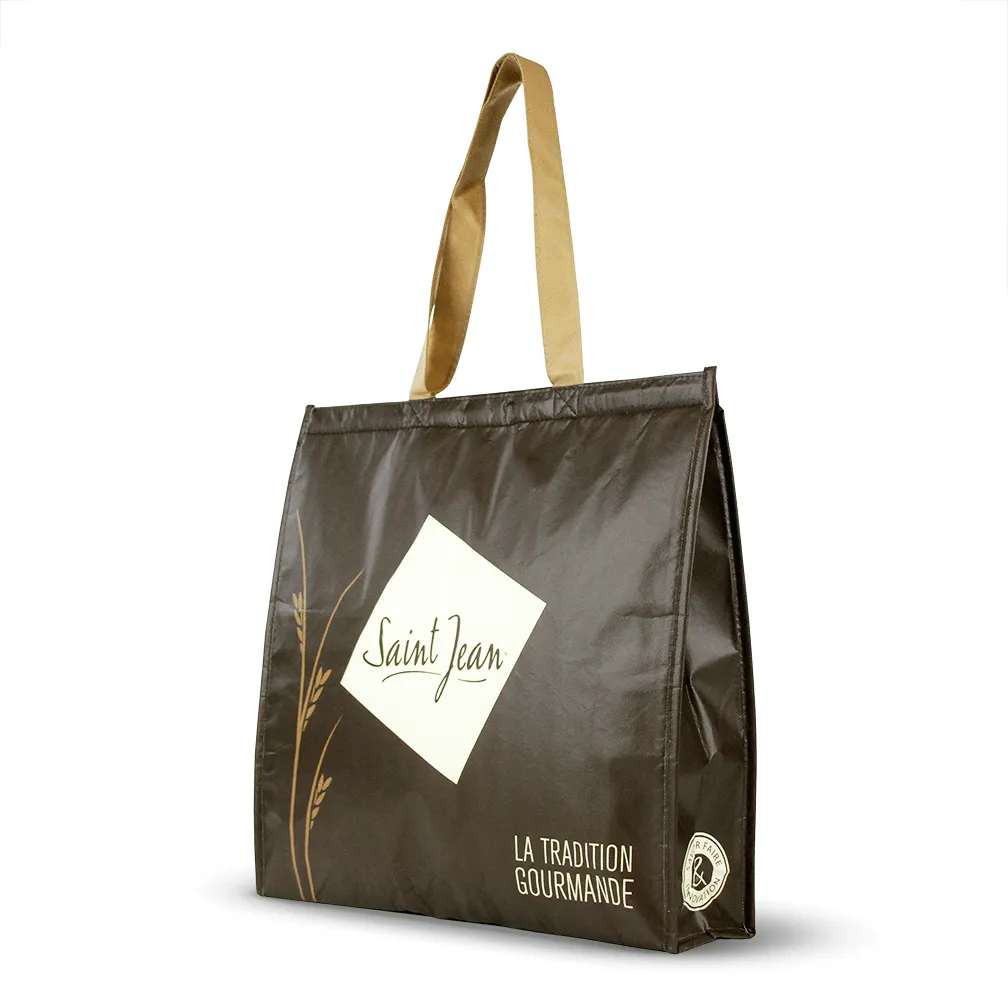 Non Woven Polypropylene Laminated insulated tote *Fully Customizable* Bag Ban Approved