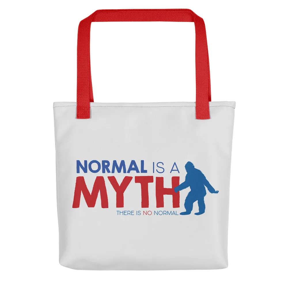Normal is a Myth (Bigfoot) Tote Bag