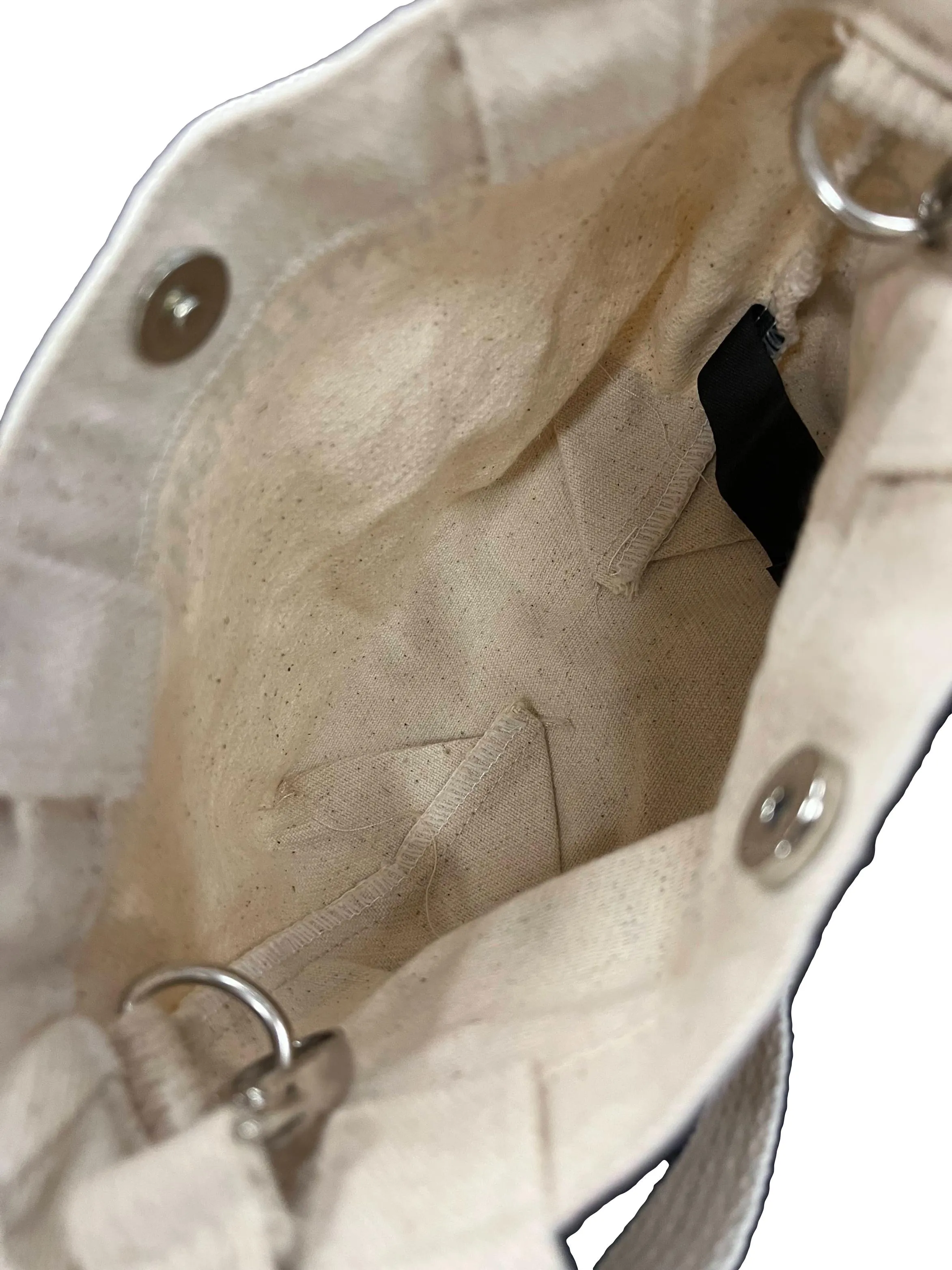 Nude Micro Canvas Tote