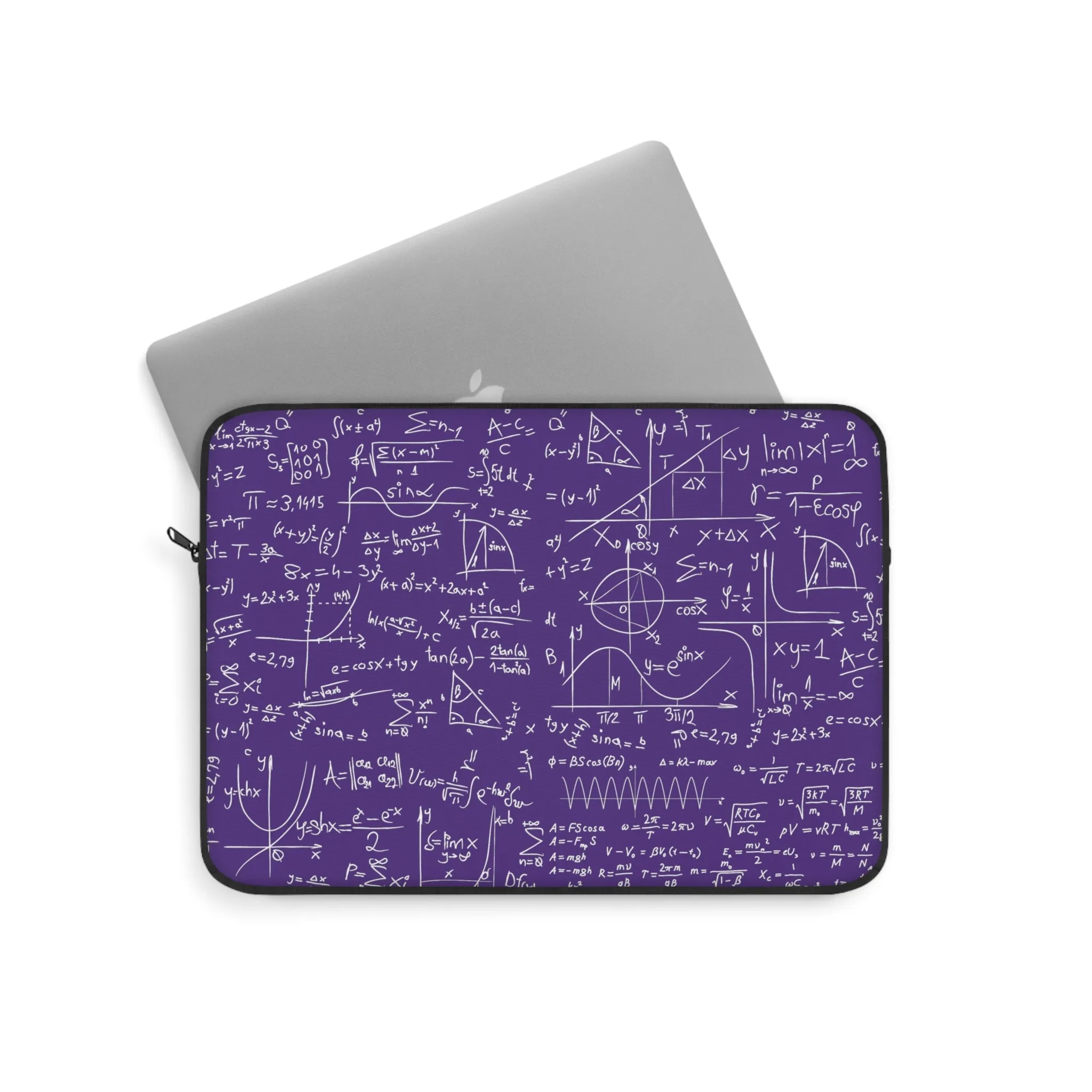 Numerical Incantations Laptop Sleeve - Purple
