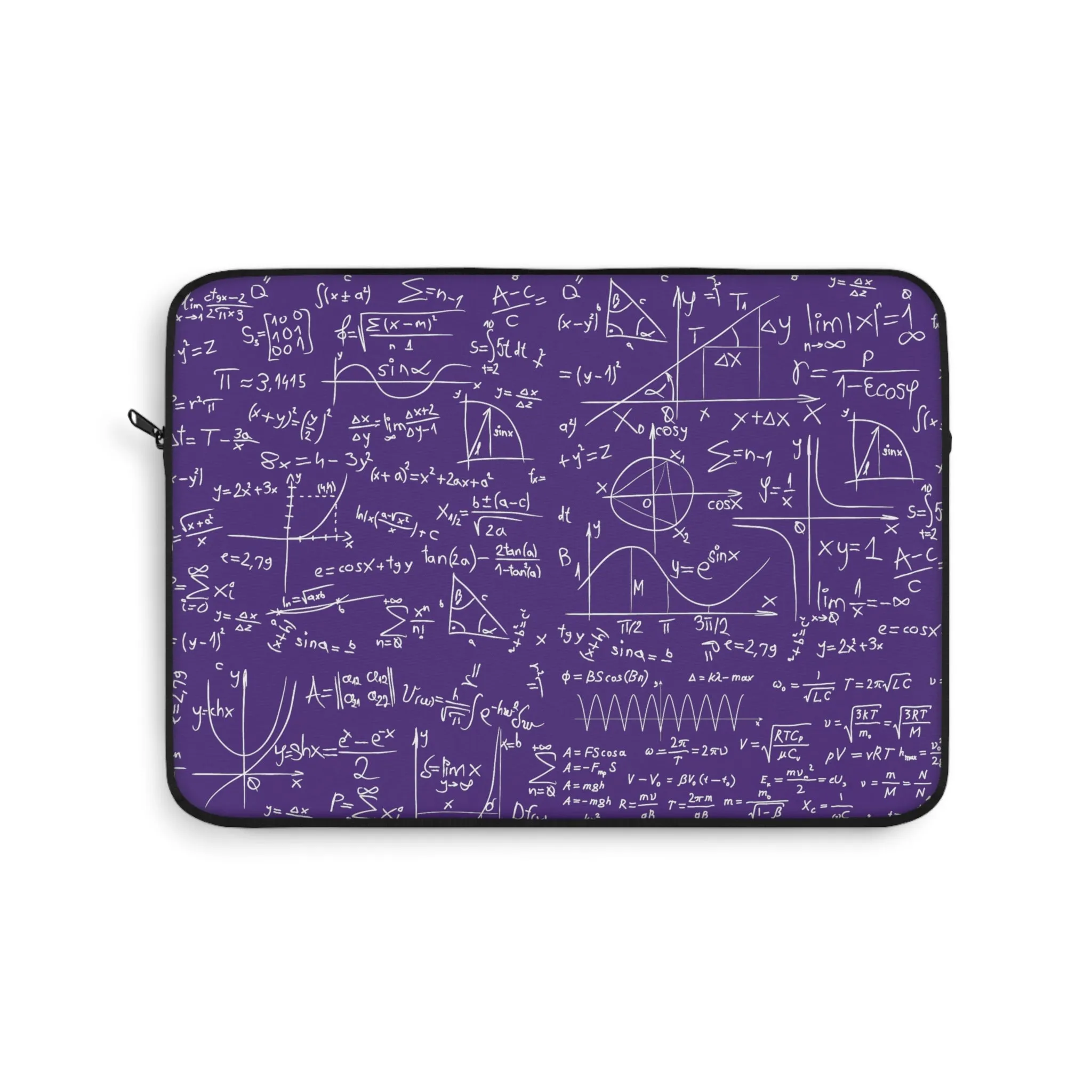 Numerical Incantations Laptop Sleeve - Purple