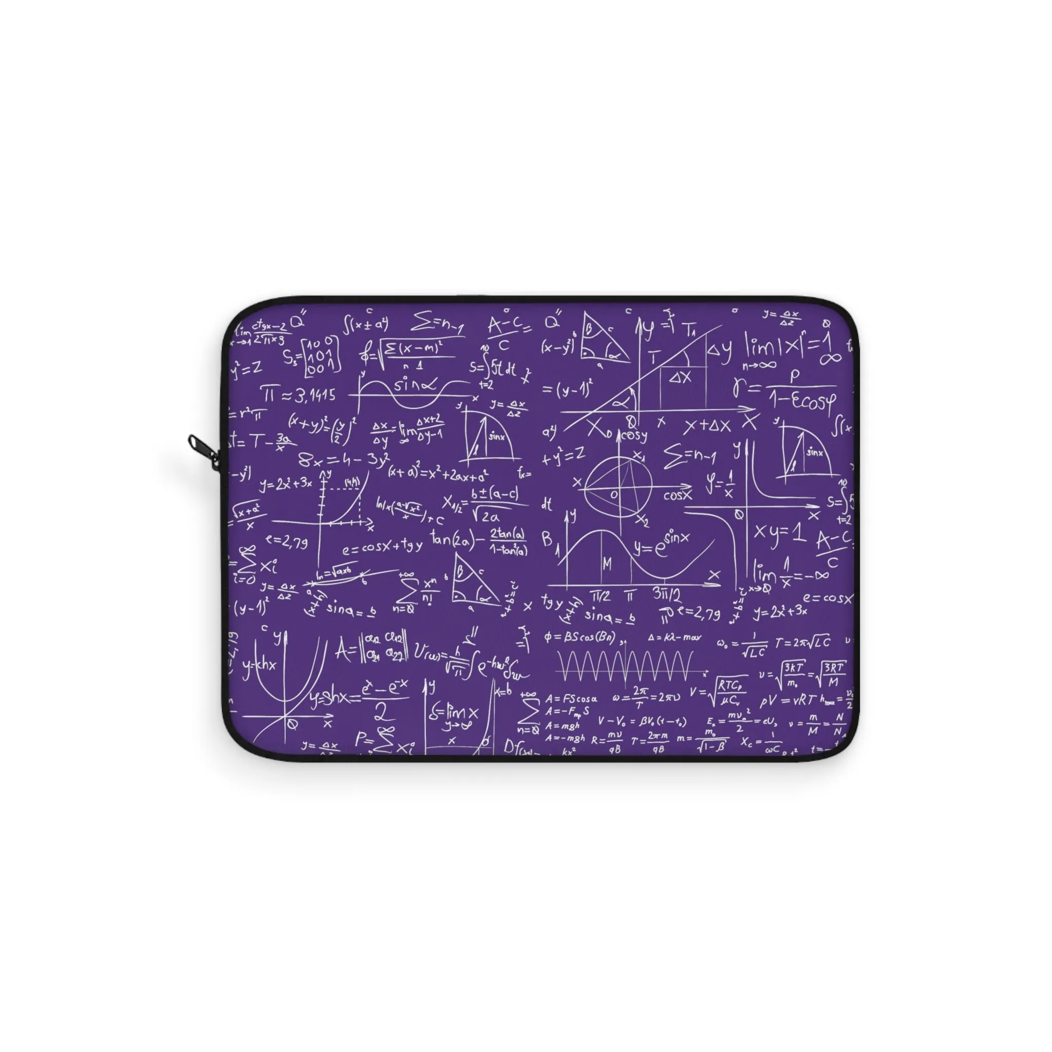 Numerical Incantations Laptop Sleeve - Purple