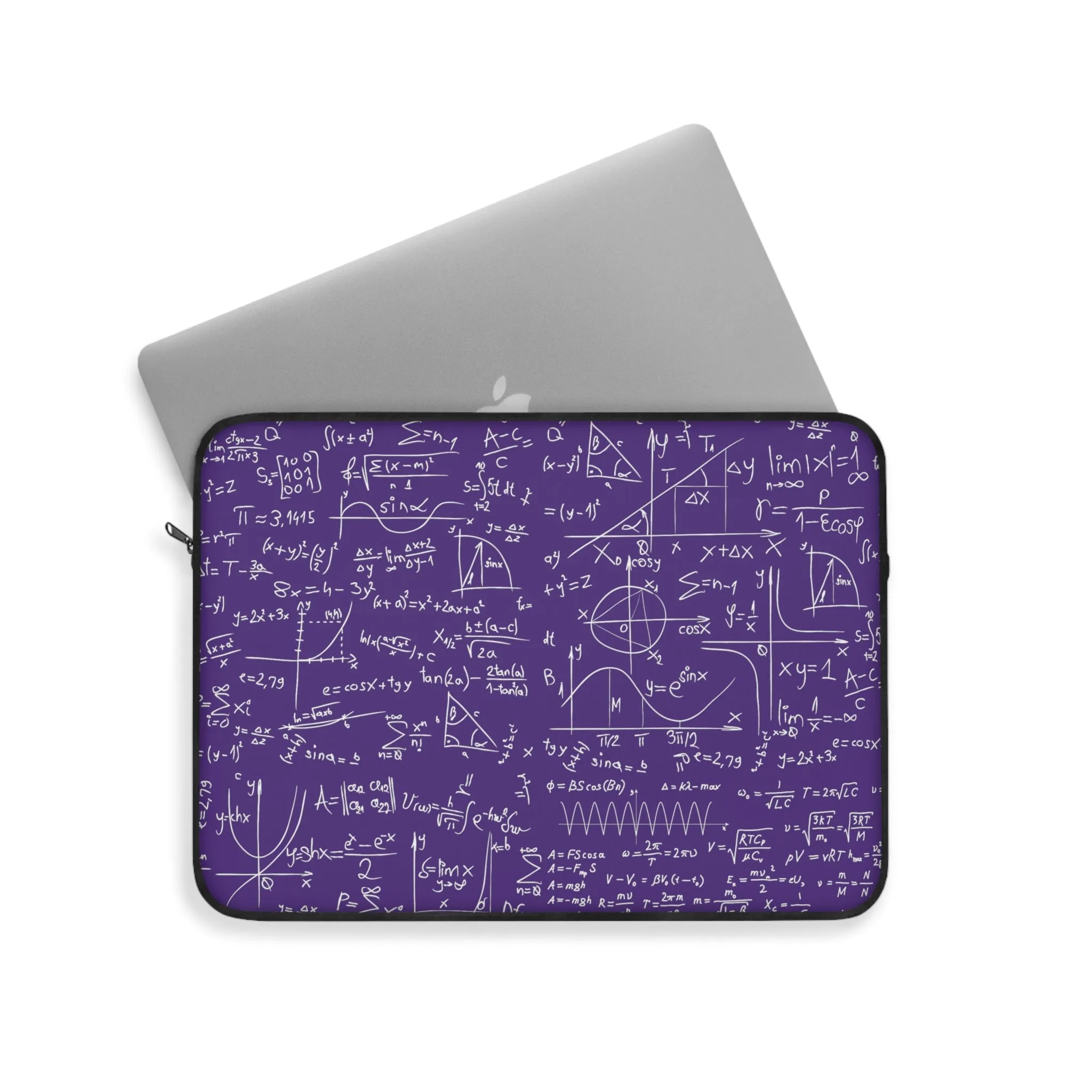 Numerical Incantations Laptop Sleeve - Purple