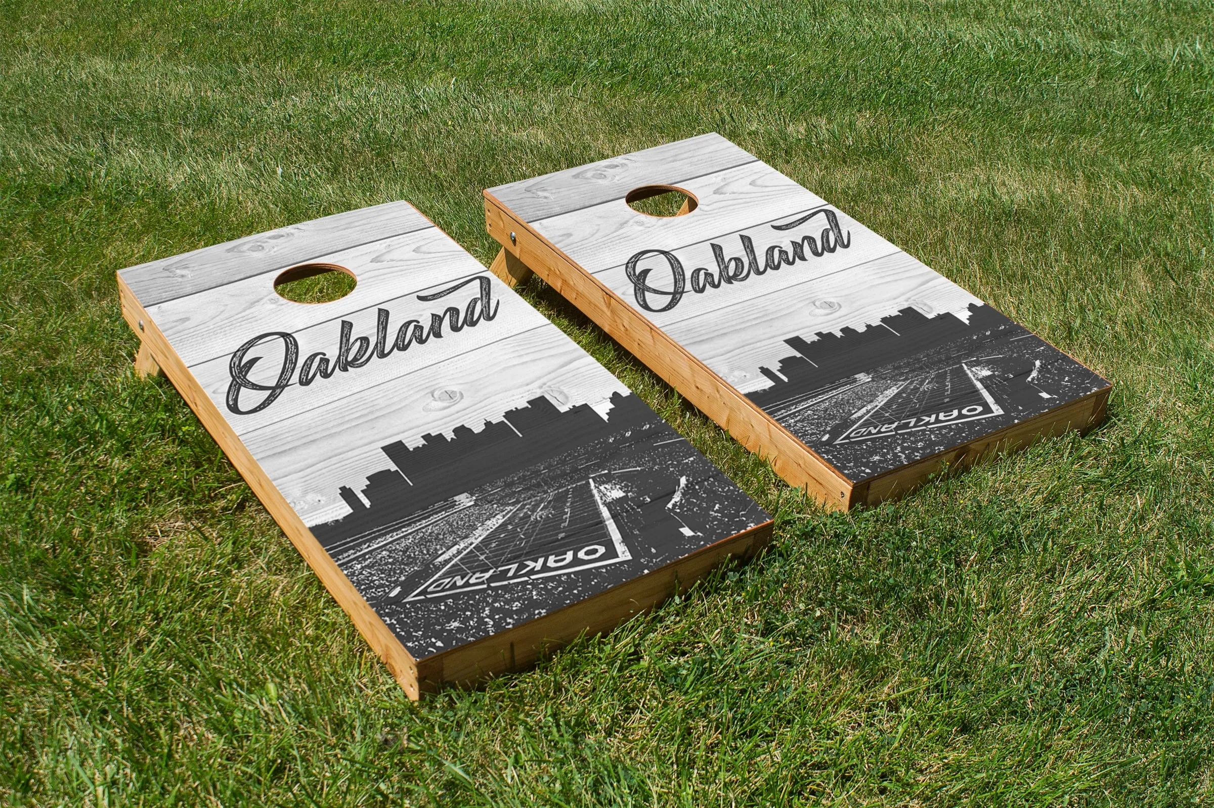 Oakland Raiders Stadium Skyline