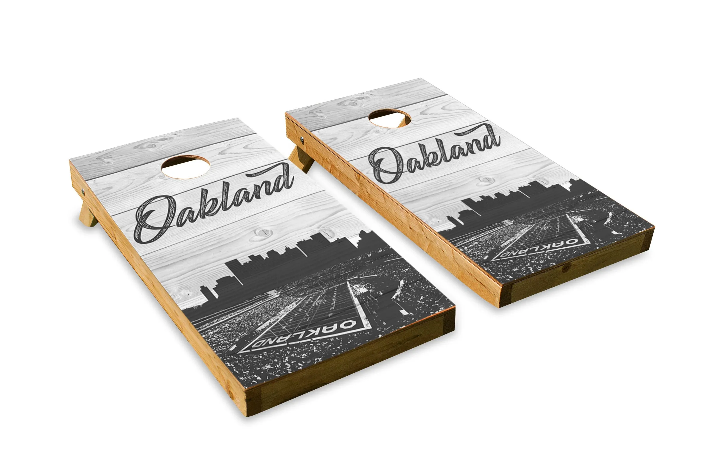 Oakland Raiders Stadium Skyline