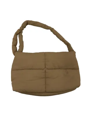 Oat Brown Puffy Sling Bag