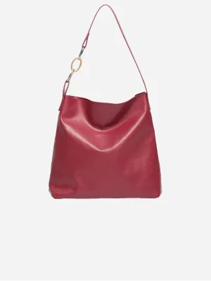 Oleatex Vegan Olive Leather Versatile Tote | Cherry Red