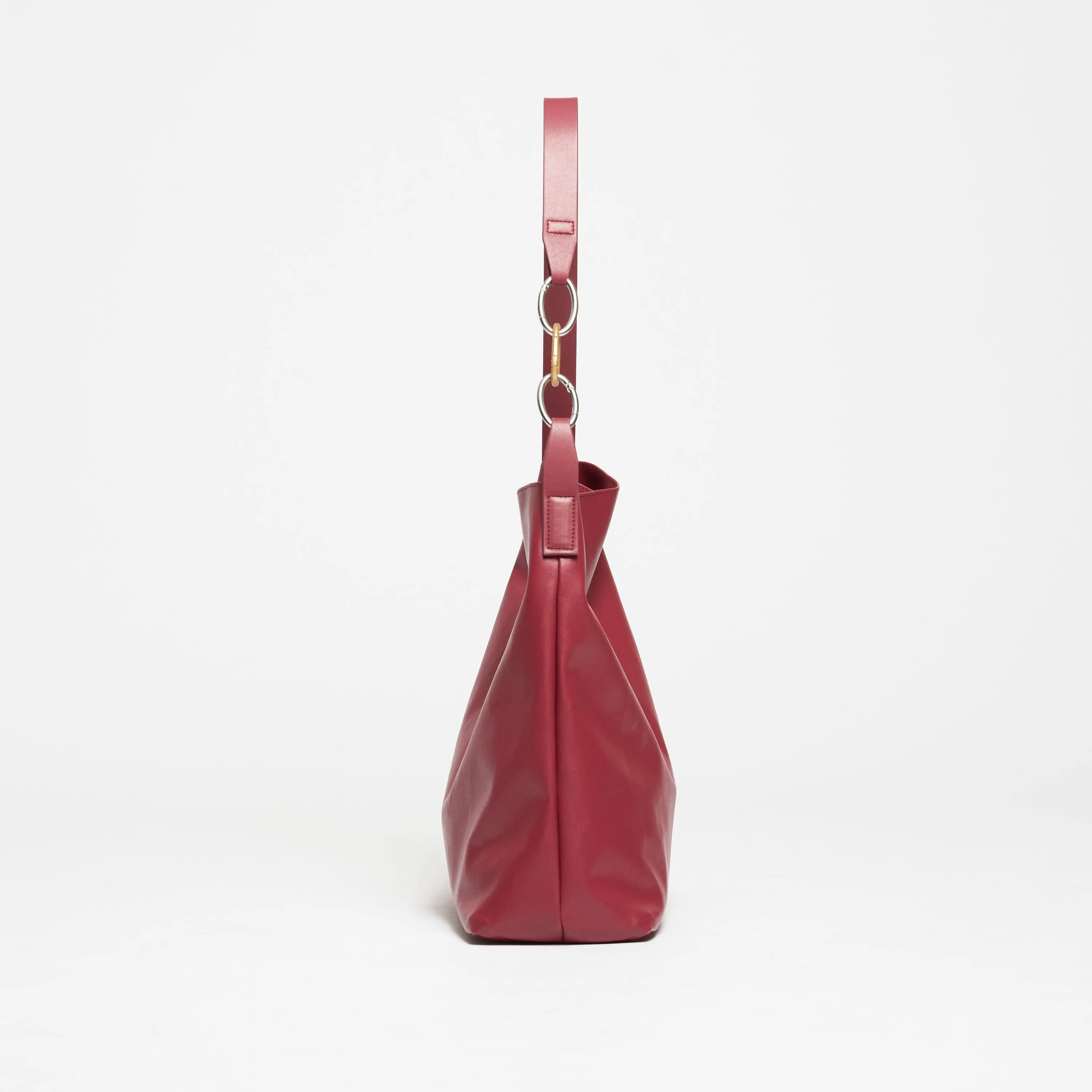 Oleatex Vegan Olive Leather Versatile Tote | Cherry Red