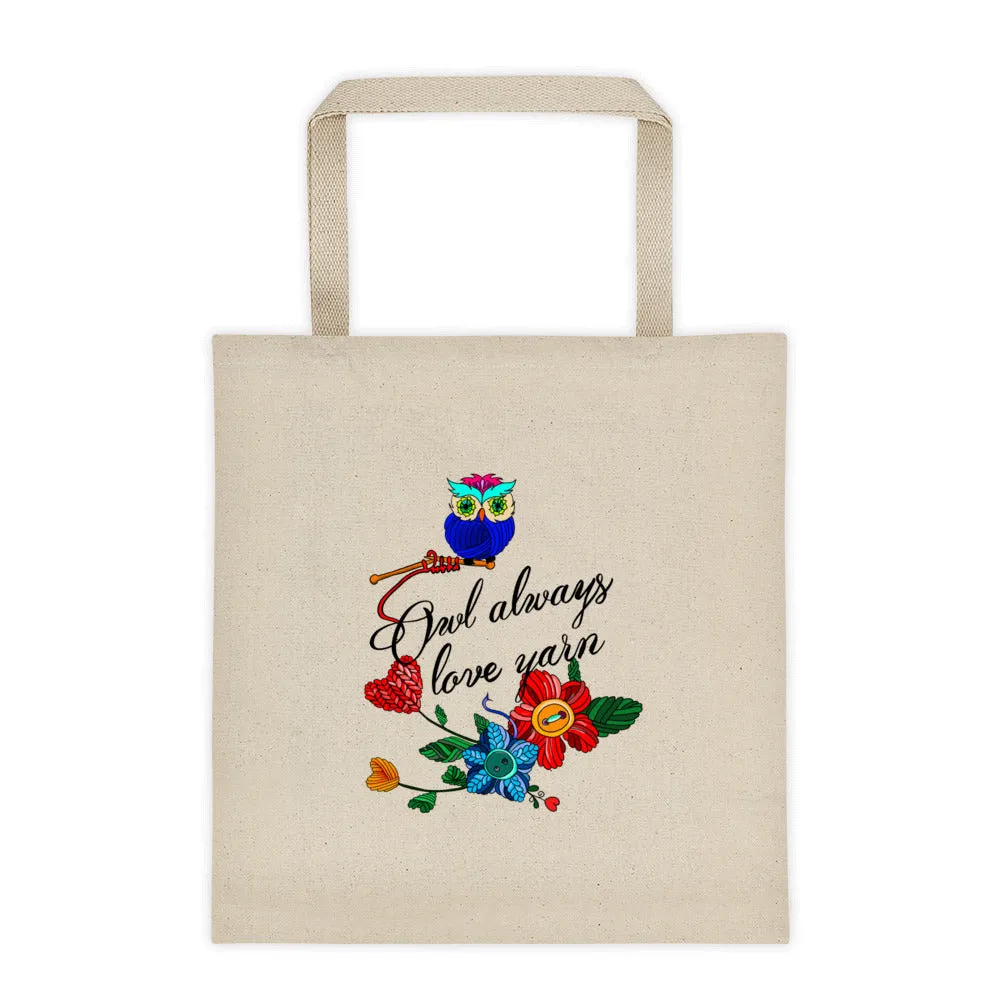 Owl Always Love Yarn Tote bag