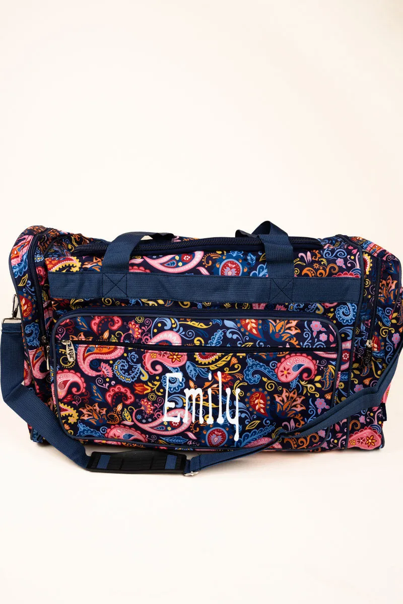 Paisley Pizzazz Duffle Bag 23"