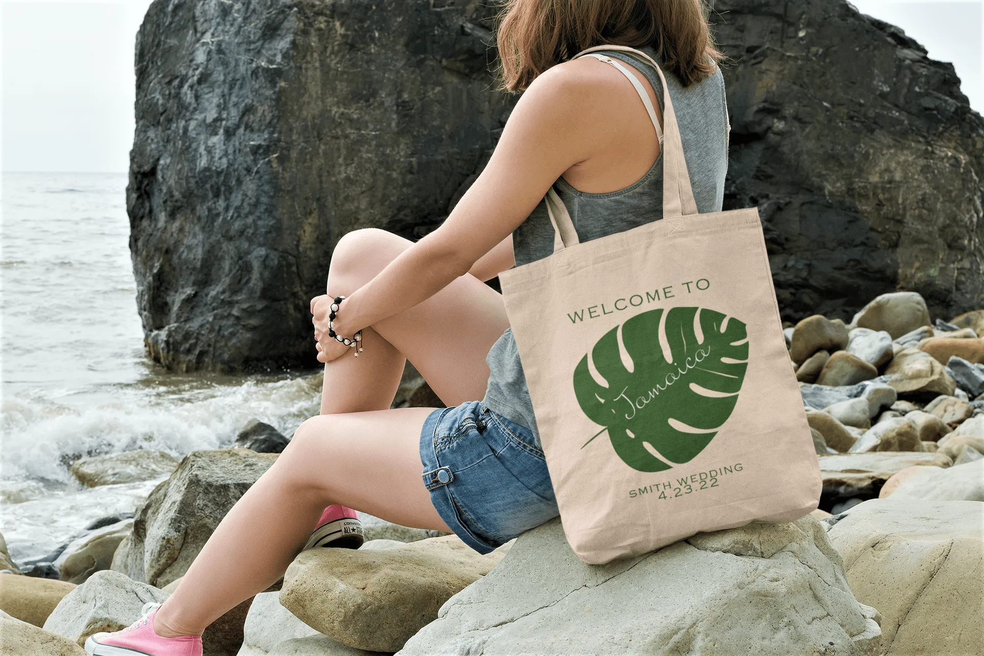 Palm Wedding Welcome Bag