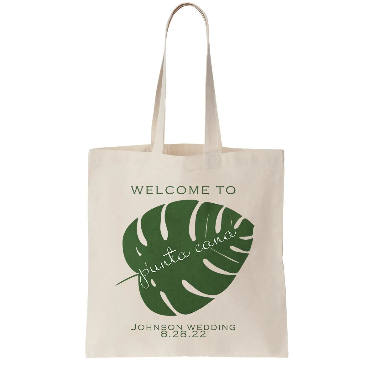 Palm Wedding Welcome Bag
